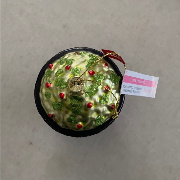 Holly Guacamole Food Glass Ornament Taco - Picture 2 of 4